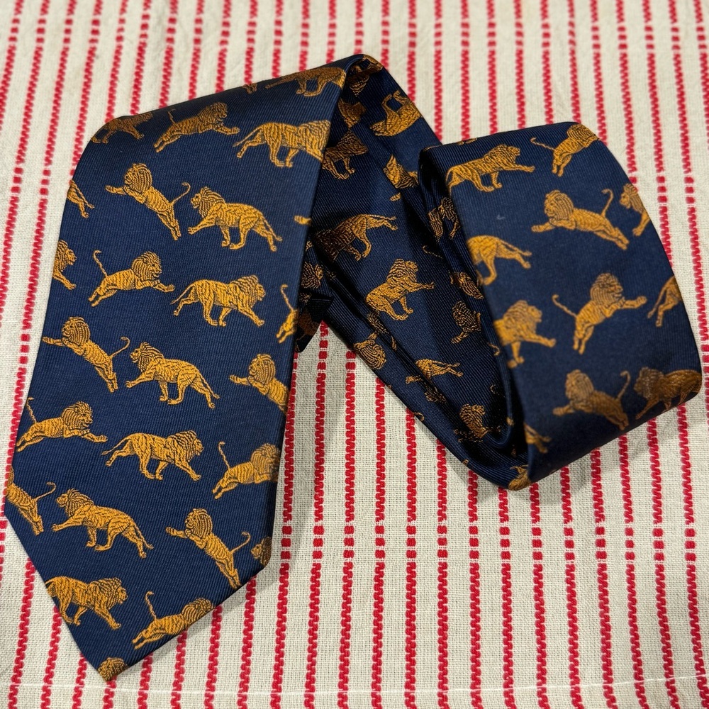 Cravats Ben Silver Silk Tie